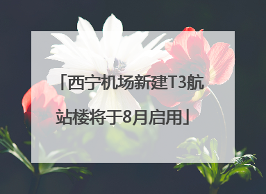 西宁机场新建T3航站楼将于8月启用