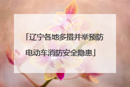 辽宁各地多措并举预防电动车消防安全隐患