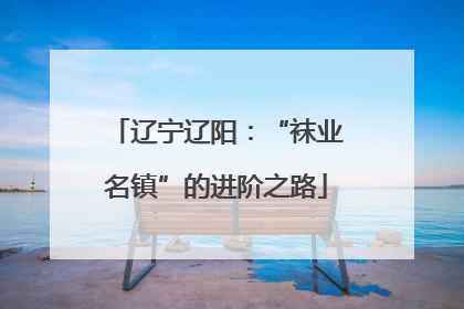 辽宁辽阳：“袜业名镇”的进阶之路