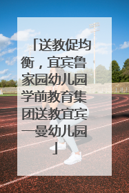 送教促均衡，宜宾鲁家园幼儿园学前教育集团送教宜宾一曼幼儿园