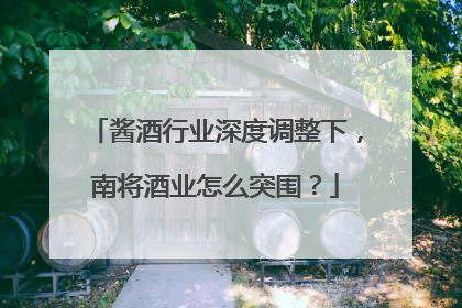 酱酒行业深度调整下，南将酒业怎么突围？