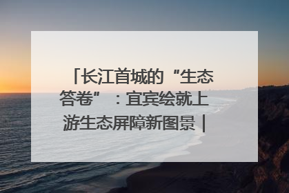 长江首城的“生态答卷”：宜宾绘就上游生态屏障新图景｜中华环保世纪行