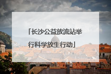 长沙公益放流站举行科学放生行动