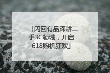 闪回有品深耕二手3C领域，开启618购机狂欢