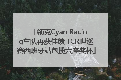 领克Cyan Racing车队再获佳绩 TCR世巡赛西班牙站包揽六座奖杯
