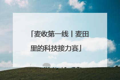 麦收第一线丨麦田里的科技接力赛