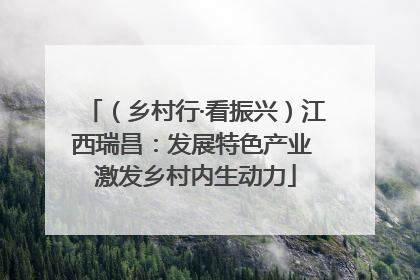（乡村行·看振兴）江西瑞昌：发展特色产业 激发乡村内生动力