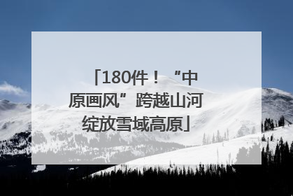 180件！“中原画风”跨越山河绽放雪域高原