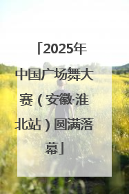 2025年中国广场舞大赛（安徽·淮北站）圆满落幕