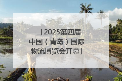2025第四届中国（青岛）国际物流博览会开幕