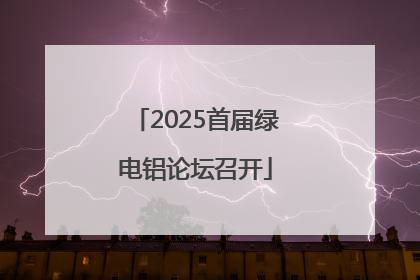 2025首届绿电铝论坛召开