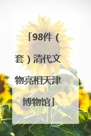 98件（套）清代文物亮相天津博物馆