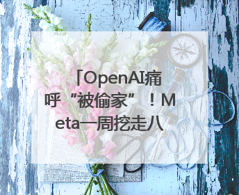 OpenAI痛呼“被偷家”！Meta一周挖走八员大将，千万美元薪酬战开打